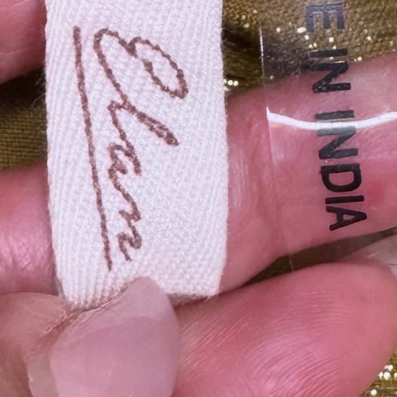 Elan Elegant Gold Tiered Dress Size Medium.   #318 - Picture 16 of 17